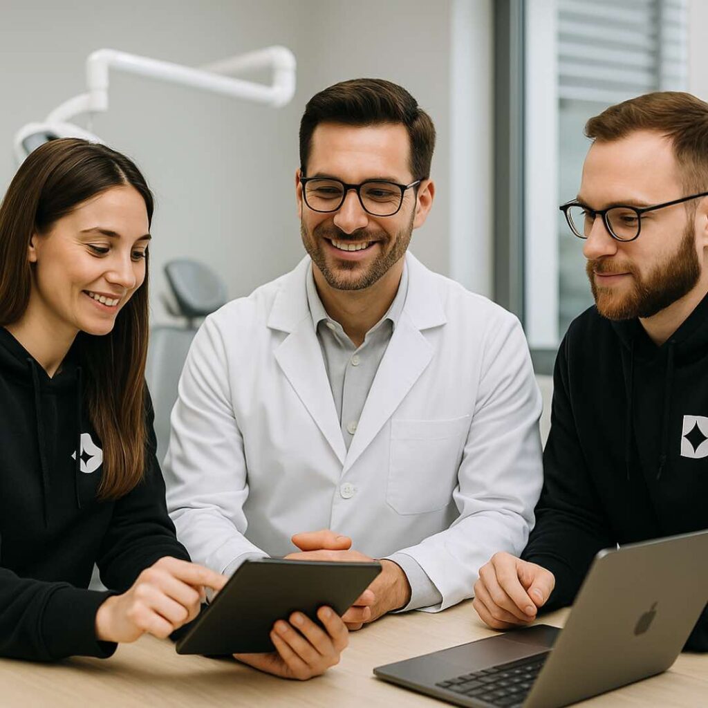 Konzeptvorstellung in der Zahnarztpraxis – DentalArmy berät Zahnärzte bei der Entwicklung eines individuellen Praxismarketing-Konzepts